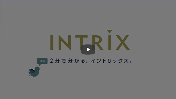INTRIX ほぼ2分で分かる、イントリックス。