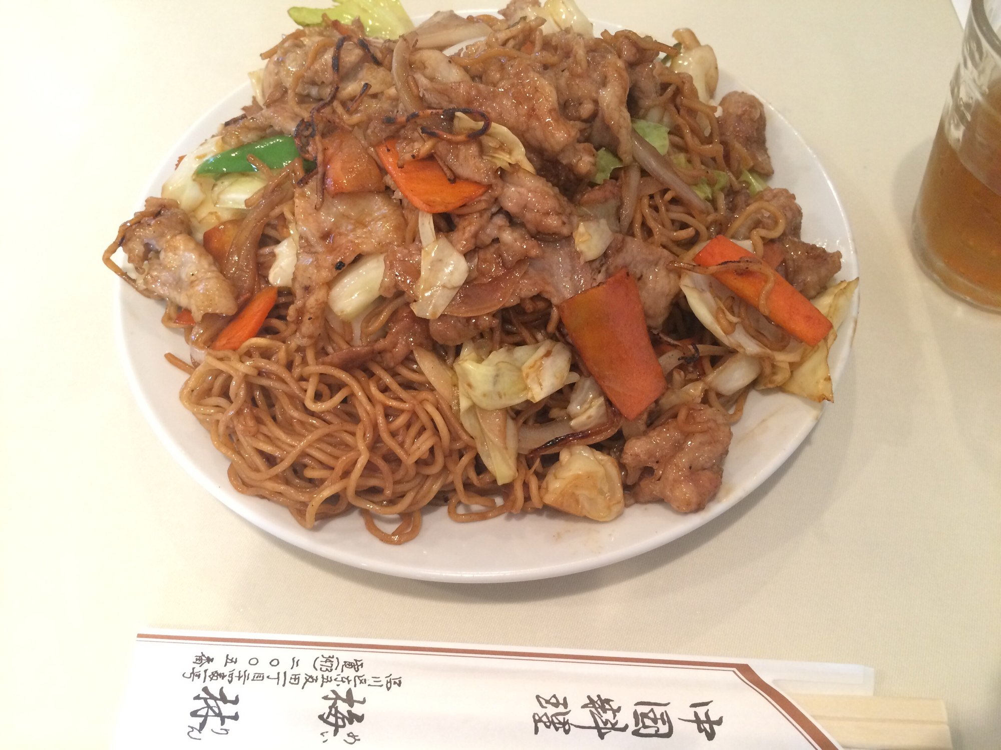 でかい焼きそば