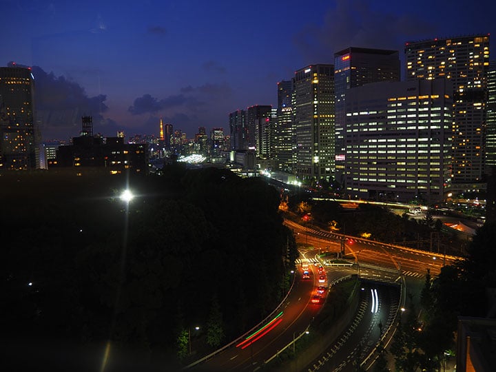 The Night View from Our Office